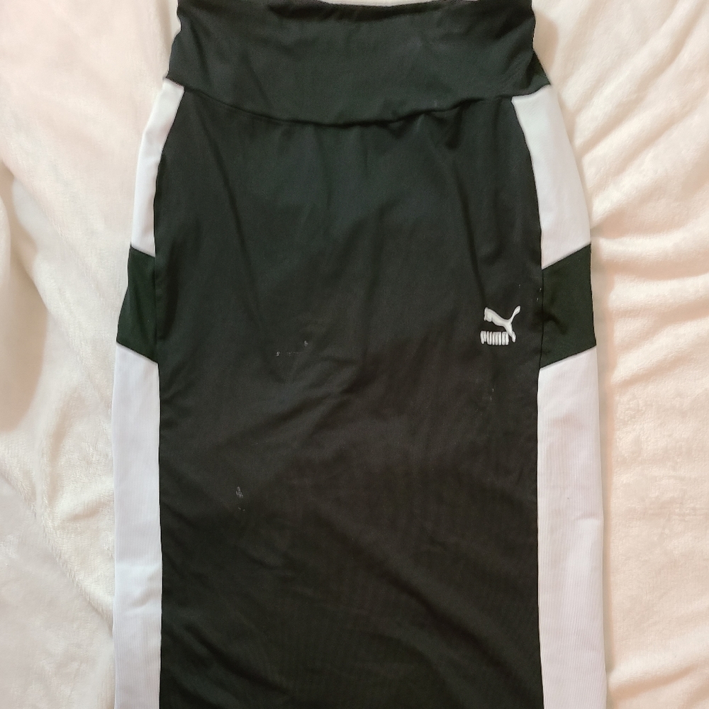 Womans PUMA Archive Logo Pencil Skirt, Size XS, He
